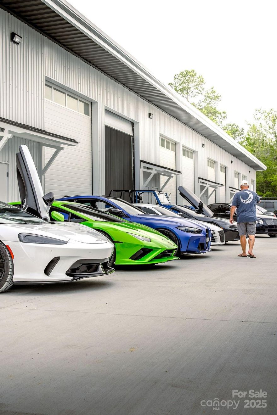 Welcome to The Vault, Asheville's First and only luxury motor condominium complex. Being a concept that has had rapid success in South Carolina, Georgia, and other areas, you now have the opportunity to take advantage of this innovative idea here in Western North Carolina. These luxury motor condos are located in a private, gated community with 24/7 security cameras. The condos are 20'Wx50'Dx19'H, 1000 square feet, climate controlled, have a 14'Wx15'H overhead automatic garage door, roughed in plumbing for a bathroom, shower and sink, 200 AMP service panel, GFCI outlets throughout, LED commercial lighting and can be customized with optional amenities like a bar, kitchen, and more.