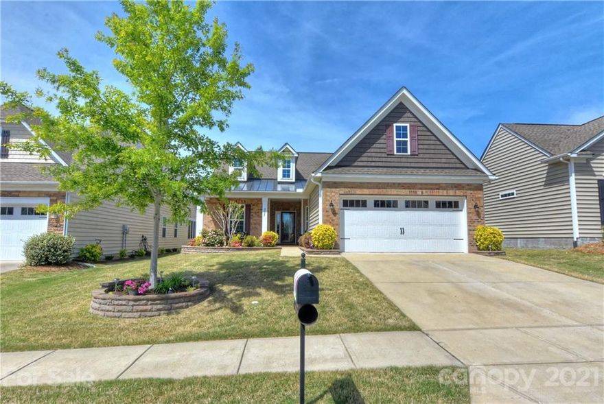 Desirable Carolina Reserve! Pristine 1-Owner Albany Plan-Home that offers easy main Floor Living, including Master Ensuite, Office w/French Doors & Tiled Sunroom W/new Windows is Both Heated & Cooled for total relaxation! New Flooring includes Custom Italian Porcelain Tiles in Kitchen & Dining Area! New Gleaming Hardwood Floors in Foyer, Living Rm & Office! All Bathrms have New Custom Granite Counters & sinks. 3rd Bedrm & full tiled bath on 2nd level, Plus HUGE BONUS Rm could be 4th Bedrm!! Hot water recirulation pump, ensures instant Hot Water showers! Extensive Front, Back & Side Landscaping! Front porch boasts custom Stamped concrete! Dont miss Extended paver patio, with Paver 1/2 Wall for Social Gathering!! All Major Appliances have extended warranties thru 2023! HVAC Extended Warranty thru 2029! 
Oversized 2-car Garage, w/Epoxy Finished Floors & Shelving! Abundant Storage!