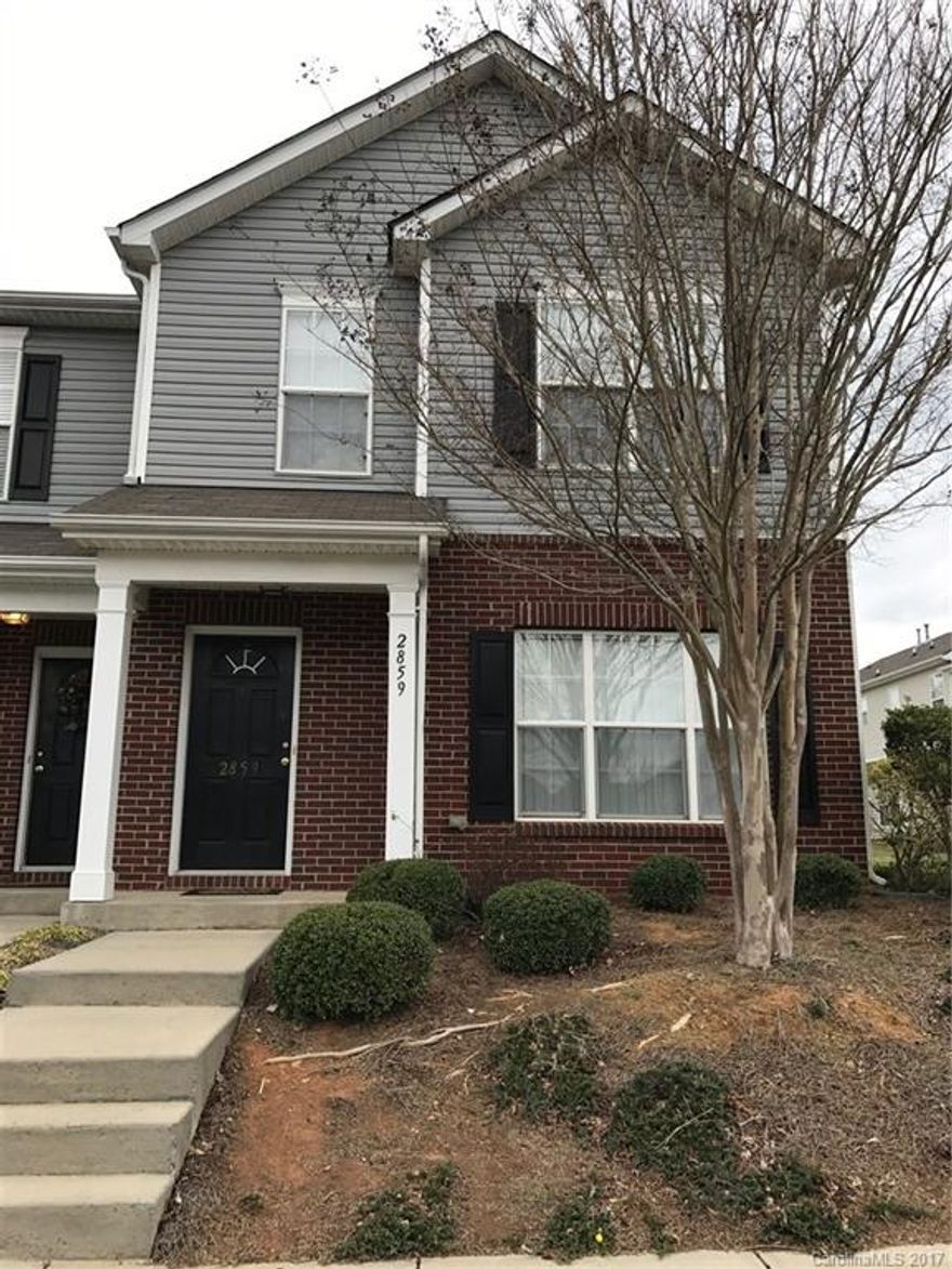 Great 4 bedroom 3.5 bath end unit townhome.  Great Location!   Freshly painted and carpet just cleaned.  Master bedroom has private bath, walk-in closet and french doors that open to back patio.  Open kitchen with breakfast bar and pantry. One bedroom upstairs has it's own bath and the other two have Jack and Jill bath with each it's own vanity. Enjoy spending hot days in the beautiful community pool.