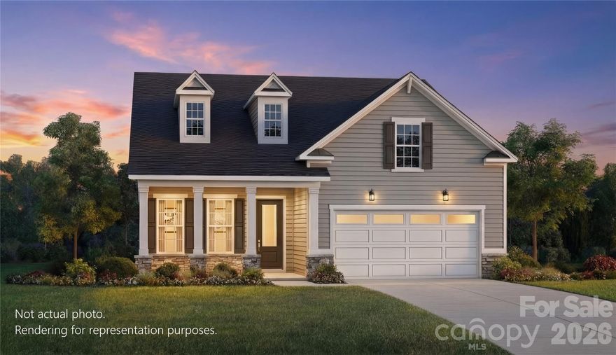 Welcome to effortless luxury living in The Pines at Sugar Creek, a vibrant 55+ community designed for comfort, connection, and low-maintenance living. This designer-appointed Westview home is packed with high-end upgrades and thoughtful details throughout. The open-concept layout features a stunning gourmet kitchen with oversized island, premium finishes, and a butler’s pantry perfect for entertaining. The spacious great room flows seamlessly to the covered patio, creating the ideal indoor/outdoor living space for relaxing evenings or hosting friends. Retreat to the elegant primary suite featuring a spa-style bath and generous walk-in closet, plus flexible additional space ideal for a home office, hobby room, or guest suite. Enjoy peace of mind with new construction quality and modern design. Soon, residents will enjoy incredible resort-style amenities including a clubhouse, pool, fitness center, pickleball, tennis, bocce, and more. This is more than a home — it’s a lifestyle. April 2026 estimated move-in ready and beautifully upgraded — schedule your private showing today. Prices are subject to change based on selections and availability.