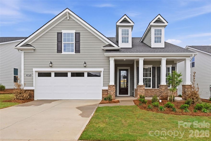 Designer Appointed Home is now ready for it's new owner! Welcome to effortless luxury living in The Pines at Sugar Creek, a vibrant 55+ community designed for comfort, connection, and low-maintenance living. This designer-appointed Westview home is packed with high-end upgrades and thoughtful details throughout. The open-concept layout features a stunning gourmet kitchen with oversized island, premium finishes, and a butler’s pantry perfect for entertaining. The spacious great room flows seamlessly to the covered patio, creating the ideal indoor/outdoor living space for relaxing evenings or hosting friends. Retreat to the elegant primary suite featuring a spa-style bath and generous walk-in closet, plus flexible additional space ideal for a home office, hobby room, or guest suite. Enjoy peace of mind with new construction quality and modern design. Soon, residents will enjoy incredible resort-style amenities including a clubhouse, pool, fitness center, pickleball, tennis, bocce, and more. This is more than a home — it’s a lifestyle. Beautifully upgraded — schedule your private showing today. Prices are subject to change based on selections and availability.