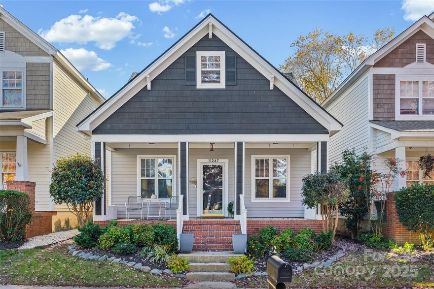 Welcome to this stunning 3-bed, 2-bath home where charm meets modern comfort. Enjoy your rocking-chair front porch and relax in style! Inside, the open-concept layout, remodeled in 2022. Offers bright, airy spaces perfect for entertaining or everyday living. Upstairs, the primary suite features dual closets and cozy comfort. Major upgrades include a new AC (2022) and new roof (2023), so you can move right in with peace of mind. Fresh paint and newly cleaned carpets add that extra sparkle. Step outside to your private backyard, ideal for a garden or weekend hangouts. Plus, you’ll love being just minutes from The Bowl at Ballantyne, shopping, dining, and everything South Charlotte has to offer! Stylish. Updated. Perfectly Located. This one checks every box!