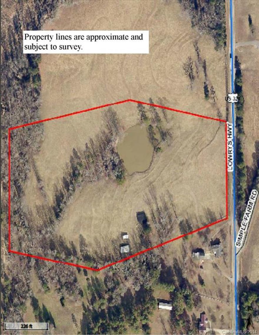 Beautiful piece of property with large amounts partially fenced pasture and pond.  Pond sits in the middle of the property with some great build sites.  There are nice country views across the pasture and pond.  Pasture is great for horses or other livestock.  There are several old outbuildings/barns on the property.  Build along the road and have the back of property for pasture or build in the back for added privacy.  More acreage and home are available.