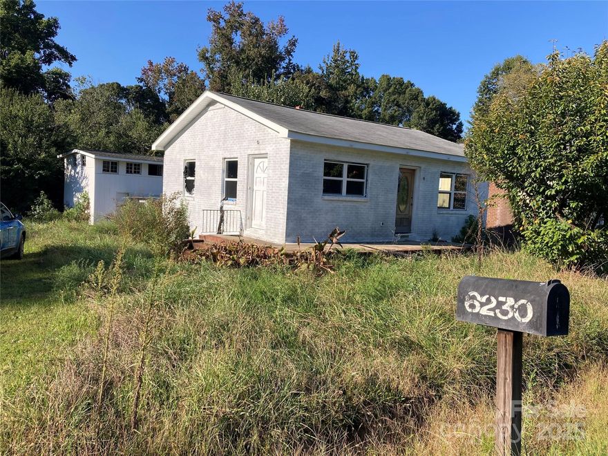 Bring your imagination and rehabbing skill. House is partially renovated and waiting for a buyer/contractor. Great location. Separate structure can also be rehabbed. Sellers have completed some electrical work and materials for additional work are available from sellers. Still time to modify design.