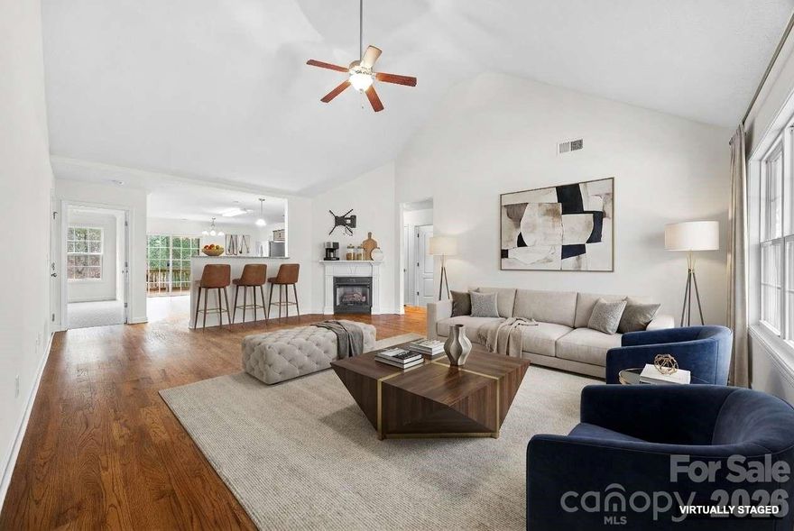 Private Ranch Retreat on 1.53 Acres – No HOA! If you’ve been searching for space, privacy, and move-in ready comfort, this is the one. Nestled on 1.53 acres in Clover, this 1,621 sq ft ranch built in 2016 offers the peaceful setting buyers are dreaming of.

Inside, you’ll love the open floor plan with a vaulted great room that fills the home with natural light and creates an inviting space for everyday living and entertaining. Recent updates include fresh paint throughout and brand-new carpet in the bedrooms, giving the home a clean, updated feel.

Step outside and enjoy the incredibly private setting with plenty of room to relax, garden, or expand your outdoor living space. With no HOA, you’ll have the freedom to truly make the property your own.

Homes with acreage, privacy, and move-in ready updates like this are hard to find—don’t miss the opportunity to make it yours.