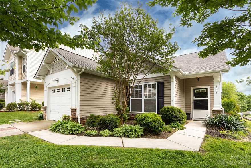 With a New Roof 2023, power washed on the outside and freshly painted inside, this beautiful, well maintained Ranch Home is Move In Ready! The property is on a corner lot and boasts an open floor plan.  Large secondary bedroom suits well as a home office space too.  Wonderful neighborhood amenities include an amazing gradual entry community pool with a slide, club house, volleyball court, playgrounds and much more.  Great location nestled minutes from area attractions such as the White Water Center and easy commute to uptown!