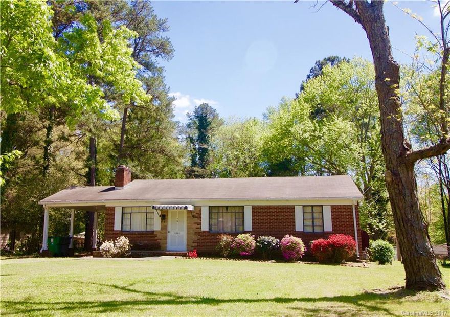This charming full brick home near Plaza Midwood has retained it's original charm and has tremendous additional potential.