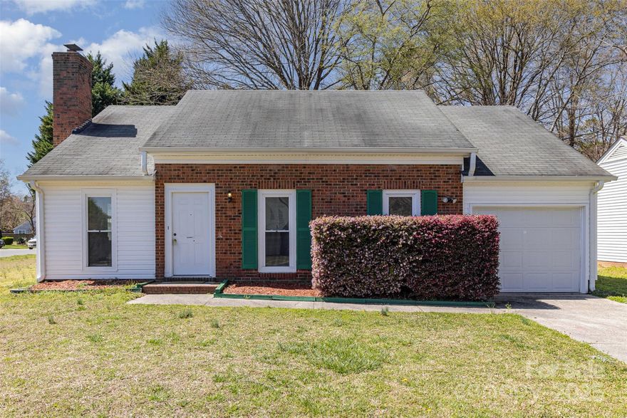 Welcome to this charming 3-bedroom, 2-bathroom house centrally located between Uptown Charlotte and Mint Hill, NC. This lovely home has an attached garage and offers a comfortable and convenient living experience. As you step inside, you'll be greeted by a spacious and inviting interior with new luxury vinyl plank flooring throughout. The updated kitchen is equipped with high-end LG appliances making meal preparation a breeze and granite countertops creating a modern feel. The bedrooms provide ample space for relaxation and privacy, while the bathrooms offer functionality and convenience. Whether you're looking to explore the vibrant city or simply unwind in the comfort of your own home, this corner lot house is the perfect place to call home.