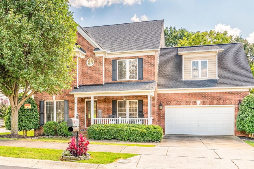 What an amazing opportunity to own this stunning, completely custom upgraded home in Hampton Ridge II! As you enter the beautiful front door of this home you will notice the lovely ceiling beams throughout the hallway with french doors to the left that open to the office and to the right is the dinning room with gorgeous judges panel molding. The open floor plan flows seamlessly throughout the living room, kitchen, and dining area. The living room includes a shiplap wall, bluestone fireplace, and custom mantle. The kitchen boasts of quartz countertops, walk in pantry with custom shelving, breakfast area, and a barn door leading to the laundry room and drop zone space. Upstairs you will find the primary suite with an upgraded full tile shower and huge closet, along with 2 more bedrooms and full bath. The large bonus room upstairs can be used as a 4th bedroom. Enjoy the upcoming cooler nights by the backyard blue stone fire pit and white paver patio, or simply on the screened in porch!