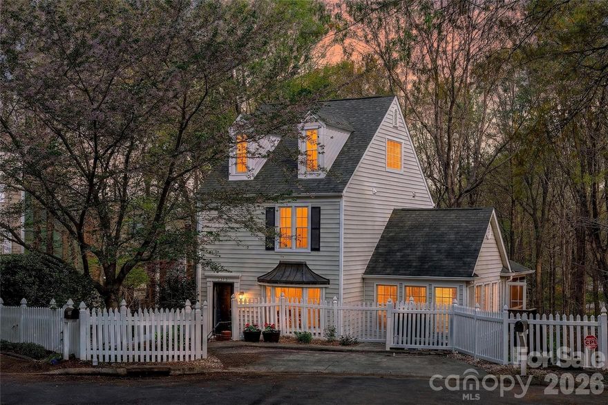 Charming home in Bishops Ridge tucked away on a quiet cul-de-sac, one of just nine homes on the street. This 3 bedroom, 3.5 bath home features en suite baths for every bedroom and thoughtful updates throughout. The kitchen and primary bath were beautifully renovated in 2019, and the attic accessed from the primary bedroom, was finished to create a spacious custom closet plus office/flex space. Enjoy composite decking, a screened porch with soaring ceiling, two fireplaces, abundant storage, and a fenced backyard with fire pit overlooking the community pond. Neighborhood amenities include a pool and tennis courts, all in a prime location close to the Arboretum, Cotswold, and Southpark. Showings to start Saturday, April 11th. Public open house from 12-2 on the 11th.