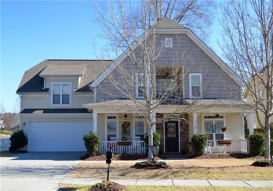 Charming craftsman style on corner lot. Master on main. Spacious, open plan w/ fantastic storage. Stone fireplace, cherry cabinets and granite countertops w/ gas range and double oven in large galley style kitchen. Screened in porch and private backyard are perfect for entertaining.