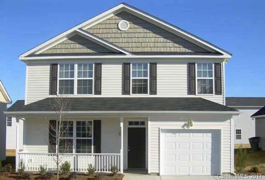 Open Spacious 3 bedroom 2.5 bath home. TV niche above fireplace, eat-in kitchen with ceramic tiles and 42" cabinets. Large Master bedroom with two walk in closets and garden tub in master bath. Two additional bedrooms share a jack & jill Bath. Fenced in Backyard and lots of storage!