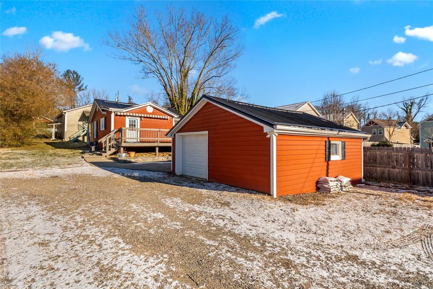 Back on the Market - 25K made in repairs - Move in ready, all on one level in this updated 2 BD/1 BA cottage in the heart of South Asheville. Enjoy the sun on your private patio before walking to the local park. This home is light and bright with a partially covered back deck and hidden patio (able to support a hot tub) that acts as additional living space. Deck features a motorized awning. The detached 1+ car garage is wired ready to become your workshop. This home is convenient to businesses and restaurants of Biltmore Village and Hendersonville Road. This home offers rental possibilities and also has building potential. PROPERTY IS BEING SOLD AS IS.