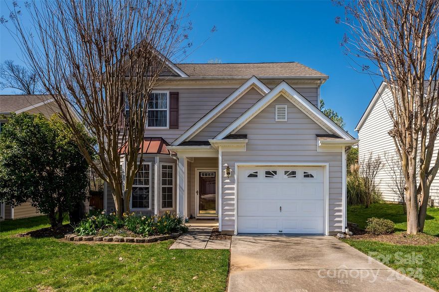 Open House has been Canceled because home is Under Contract. Thank you for your interest!

Welcome home to this inviting 3-bedroom, 2.5-bathroom, 2-story home with attached garage. It is nestled in Fort Mill's sought-after community of Waterstone with its highly desirable school district. This property has been very well maintained with freshly painted interiors and energy efficient windows installed on backside of the home in 2018. The main level boast laminate wood flooring throughout, the dining room has a beautiful bay window, and the primary bedroom has a vaulted ceiling with bathroom that has a new tile shower and glass enclosure. The back yard is fenced for privacy and perfect for entertaining and relaxation. The homes location offers easy access to a variety of amenities, including dining, shopping, parks, entertainment, and highways.