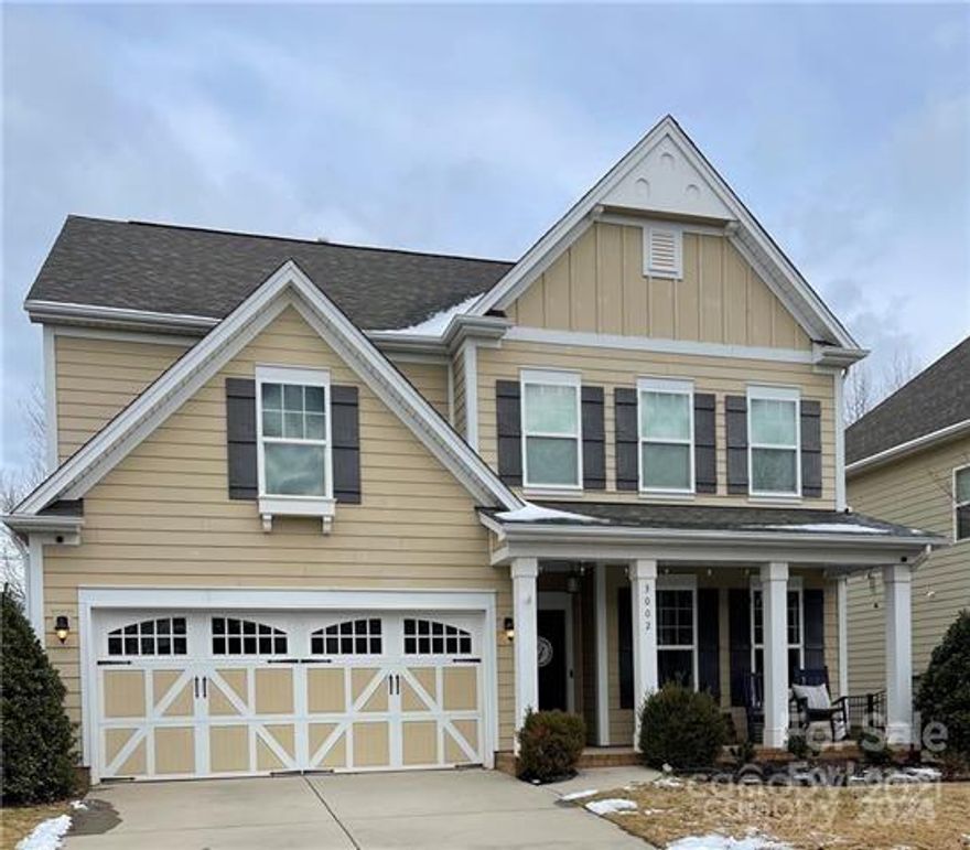 This charming home boasts an open concept, stunning archways, chefs kitchen and well utilized space. The kitchen's gorgeous farmhouse style has granite countertops, large kitchen island, white cabinets, walk-in pantry and gas range. Four spacious bedrooms upstairs with generous closet space. The backyard is fenced and lined with massive green giants. Relish a quiet morning from your eat-in kitchen and appreciate the serene private lot. 
Millbridge is an award-winning community loaded with amenities for your enjoyment including a club House, pools with slides and lazy river, playground, state of the art fitness center and full-time activity director. Twelve-mile creek trial is right next to the community. Top rate school system surely is a plus!