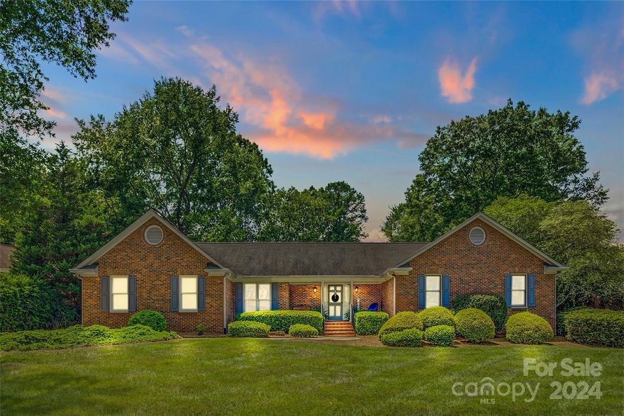 Discover your perfect home in this charming ranch-style residence! This 3-bedroom, 2-bathroom house is situated on a private lot with mature trees, offering tranquility and natural beauty. Inside, you'll find a large living room perfect for entertaining, a spacious kitchen ideal for culinary adventures, and a cozy office for remote work or study. The large primary bedroom provides a peaceful retreat, complete with an expansive primary bathroom. Enjoy the sunshine year-round in the inviting sunroom. The large fenced-in backyard is perfect for outdoor activities and offers ample space for gardening or pets. This home combines comfort and convenience, making it the ideal place to create lasting memories. Don't miss the opportunity to make this delightful property your own!