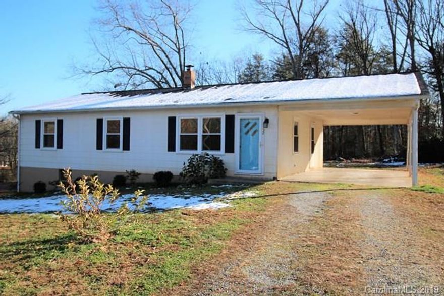 Spacious 3BR/1BA ranch with carport and full basement on level lot. Many updates, including new roof, replacement windows, fresh paint, and refinished hardwood floors throughout. Updated kitchen has new fridge, updated counter tops, island with eat-in bar and new flooring. Also includes dishwasher, cooktop and wall oven. Large bathroom has double-sink vanity and linen closet. Basement has great ceiling height. All on a level lot at the end of a dead-end street. Just minutes from I40 and downtown Morganton and convenient to Hickory and the mountains!