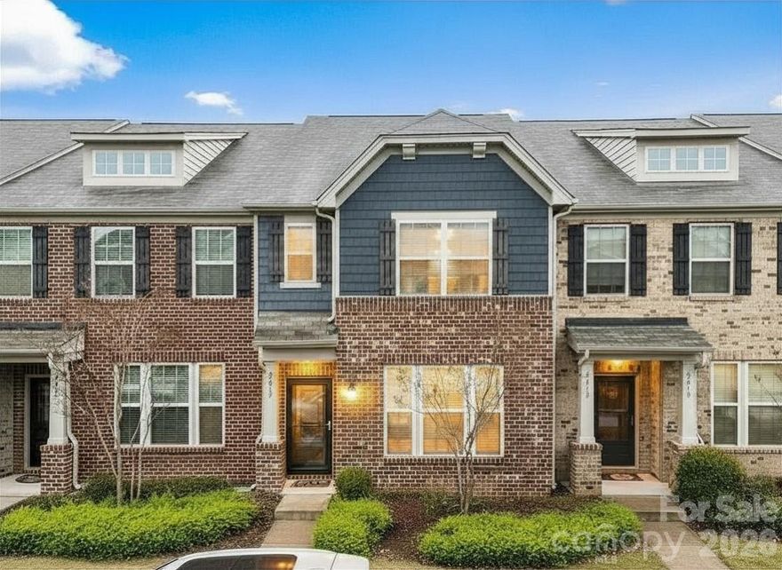 Priced to sell, this move in ready townhome stands out as one of the best values in the community.
Built in 2019, this well maintained home offers a modern layout where the kitchen, dining, and living areas flow together seamlessly. Granite countertops, stainless steel appliances, and clean finishes create a polished feel.
The primary suite is located on the main level, offering privacy and the ease of main floor living.
Upstairs, a spacious loft offers flexible living space, along with two additional bedrooms and a full bathroom.
Enjoy outdoor living with a private deck and patio. The detached garage provides added storage and convenient parking while maintaining an open backyard feel.
Community amenities include a pool, with close proximity to shopping, dining, parks, fitness centers, and Anne Springs Close Greenway.
Washer, dryer, refrigerator, and three mounted TVs convey.