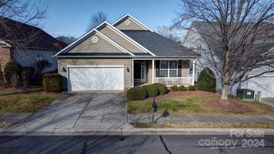 Ready to join this great 55+ Community at Four Seasons at  Gold Hill which offers a 12,000 square foot clubhouse which offers swimming pool / spa, billiard room, bocce court, library,  fitness center, tennis, and many other amenities.    This home is located on level lot which has irrigation and all lawn maintenance included.  This home will be a great place to entertain with a large  living room, dining room, eat in countertop kitchen, great room with a fireplace  and  a beautiful sunroom. Also primary Master Bedroom is oversized with a huge walk in closet, primary bath has a garden tub and walk in shower.  This home with all its wonderful space and storage is just waiting for you to make it your own.