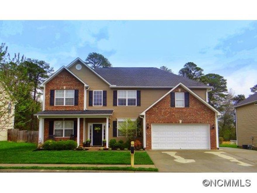 Meticulously maintained home filled w/many upgrades in popular Fletcher area, minutes to shopping & dining, and convenient to Asheville. Open, contemporary floor plan is light and bright. Dramatic two-story  foyer. Soaring ceilings in GR. Santos mahogany hardwood floors. Custom, upgraded lighting features. Spacious patio & level backyard with privacy fencing. Wonderful kitchen with granite, stainless appliances and extended height cabinets.