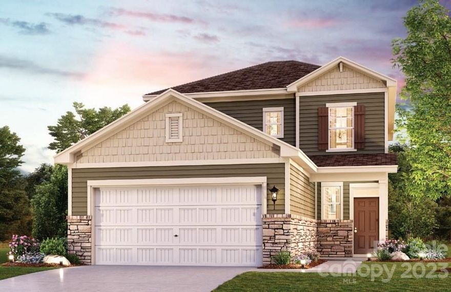 Come see why everybody is talking about living in York, SC.  Welcome to Asbury Ridge where you will find beautiful homesites, winding roads, walking trails, playground, sidewalks and easy access to shopping, dining and adorable downtown York.  The Pikes floorplan is a 4 bedroom, 2.5 bath and is one of our most popular floorplans. This home features open kitchen with stylish cabinets and contemporary countertops. First floor is very spacious with soaring 9 ft. ceilings, lots of storage and a Primary bedroom down.  Second floor has the secondary bedrooms which all have roomy closets.  Lovely loft area can be used as an office or game room. Durable LVP flooring in kitchen and great room. Exterior of home is 4 sides hardie board with either a brick or stone accent depending on homes elevation. 

Community features playground, walking trails and sidewalks.
  
Easy access to Hwy 5 and 49 to make your commute simple and direct.