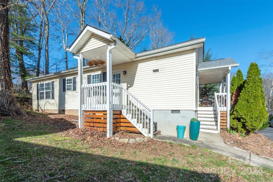 From shopping to restaurants, breweries, schools, parks, and more, everything you need is just moments away from this charming home. When you enter you'll be surrounded by a nice open floor plan that incorporates your newly updated kitchen into the living room and dining area. The three bedrooms are separated from your main living area by a short hallway with a conveniently located updated bathroom while the primary bedroom has an en suite. Updates including new vinyl planking have been installed throughout the home. This three bedroom two bathroom home offers more than just convenience with its stellar location, it also offers a low maintenance yard as well as the relaxation of a quiet street. Come enjoy the Western North Carolina lifestyle and all that this home offers. Make an appointment today!