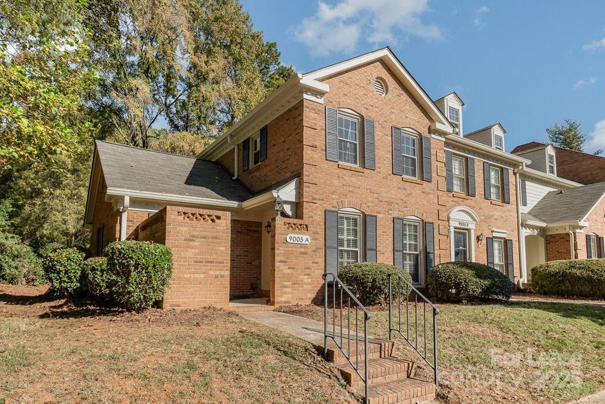 This home is available for a March or April move-in. Please inquire only if you are prepared to begin a lease within this timeframe. Beautiful end unit three bedroom two bathroom townhome in perfect southeast Charlotte location. Most everything has been renovated in the past few years! Refinished hardwood floors through the main floor, new carpet in 2026, white quartz counters in kitchen and both bathrooms. Stainless steel appliances, washer and dryer included in rent and were replaced in 2020, upstairs shower replaced in 2021. Sunroom completed in 2023. Private, fenced backyard with turf for low maintenance living. 2 assigned parking spots.

Walk to City BBQ and other shops around the Galleria on Monroe Road.

Tenant pays for electric and internet and only gas if they want to turn on the gas fireplace. Water is included in the HOA which the landlord pays for. Required 1 month security deposit, $400 non refundable pet fee per pet, pets must be approved by landlord. 12 month minimum lease.

*Agent is owner and is a licensed NC Realtor*