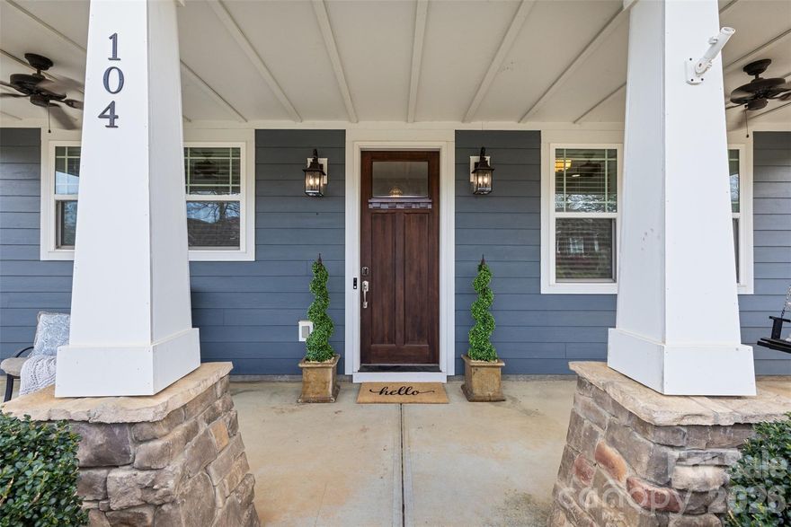 RARE NET-ZERO READY CRAFTSMAN WITH ATTRACTIVE BUYER INCENTIVES! Experience the ultimate blend of small-town charm and forward-thinking sustainability in this stunning, high-performance home. Quality craftsmanship by an award-winning local builder with 30+ years of custom home experience. Built by Thomas Construction & Restoration — With a HERS Index of 27 and 50% solar power, this residence is engineered to drastically slash utility bills. Inquire about using buyer incentives toward closing costs or a mortgage rate buy-down to significantly lower your monthly payment! 
A welcoming rocking-chair front porch leads into an airy open-concept layout with soaring 10-foot ceilings, bamboo hardwoods, and abundant natural light. The kitchen is a chef’s dream, featuring a massive center island and granite countertops. The main level features the primary suite and a dedicated flex office—ideal for a "wellness" workspace or quiet retreat.
Upstairs offers two guest bedrooms, a versatile loft, and incredible storage with a walk-in attic. Live the coveted Cramerton lifestyle just steps from local coffee shops, dining, and the South Fork River — home to a 44-acre nature preserve with trails, river access, and picnic areas — all just minutes from Belmont with an easy commute to Charlotte.