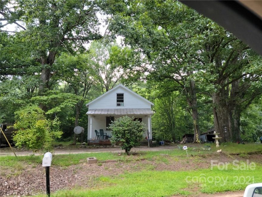 Small turn of the century home with tons of potential.  What a cute place this could be with your imagination and some work.  Offers 2 bedrooms and the basics.  The house is heated by a woodstove.  Survey plat available.
Sold as is.
