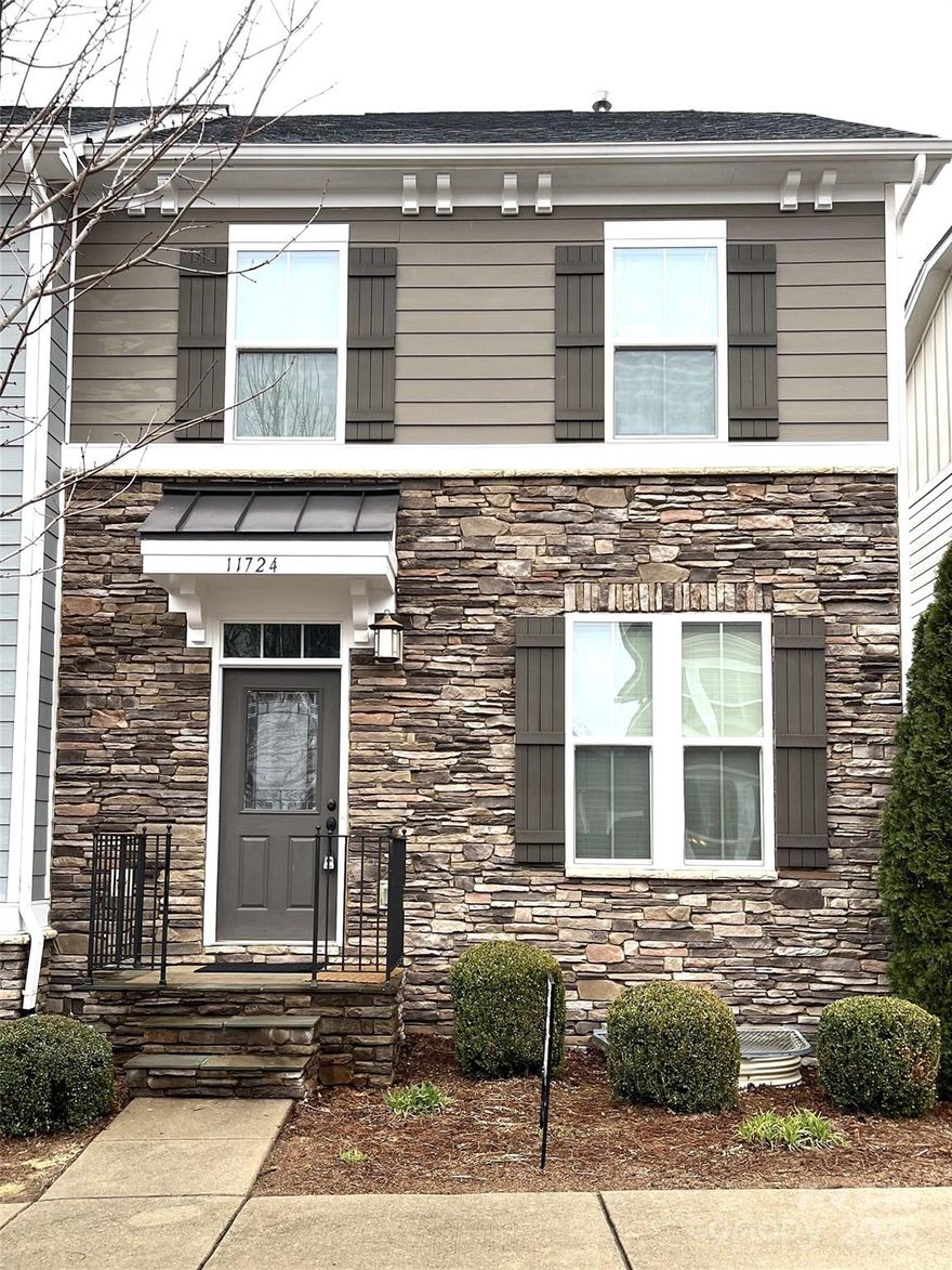 Nestled in Huntersville, this charming 3-level end unit townhome offers the perfect blend of comfort, style, and functionality. The main level boasts an airy open floorplan, seamlessly integrating the carpeted living area with the stylish hardwood flooring in the kitchen and dining spaces. The heart of this home is the kitchen, featuring a refrigerator with ice maker, electric range, and ample cabinet storage. A spacious island anchors the room, equipped with a convenient sink and expansive counter space perfect for food preparation and casual gatherings. Sliding glass doors off the dining area open onto a deck, and a half bath is also located on the main level. The upper level offers three spacious bedrooms, two full bathrooms, and a convenient laundry closet. The basement features a cozy living space, a handy storage closet, and an additional half bathroom, with direct access to the attached two-car garage.
Make this charming townhome your home today!