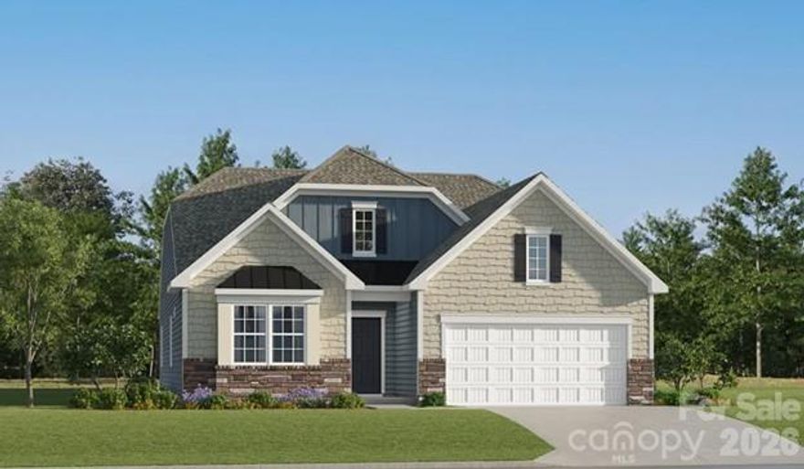 This spacious single-story home blends comfort and style with an open-concept layout connecting the kitchen, breakfast area, and inviting Great Room, which opens to a covered rear porch—perfect for indoor-outdoor living. The owner’s suite is tucked in the back of the home for added privacy. Enjoy beautiful finishes throughout, including quartz or granite countertops, subway tile backsplash, ceramic tile, and luxury vinyl plank flooring. Located in Shannon Woods near Maiden and bordering Denver, this thoughtfully designed community features a pool, playground, and fitness center. Enjoy small-town charm with easy access to shopping, dining, and entertainment—just 30 minutes to Uptown Charlotte and the airport, and only 3 miles to Lake Norman.