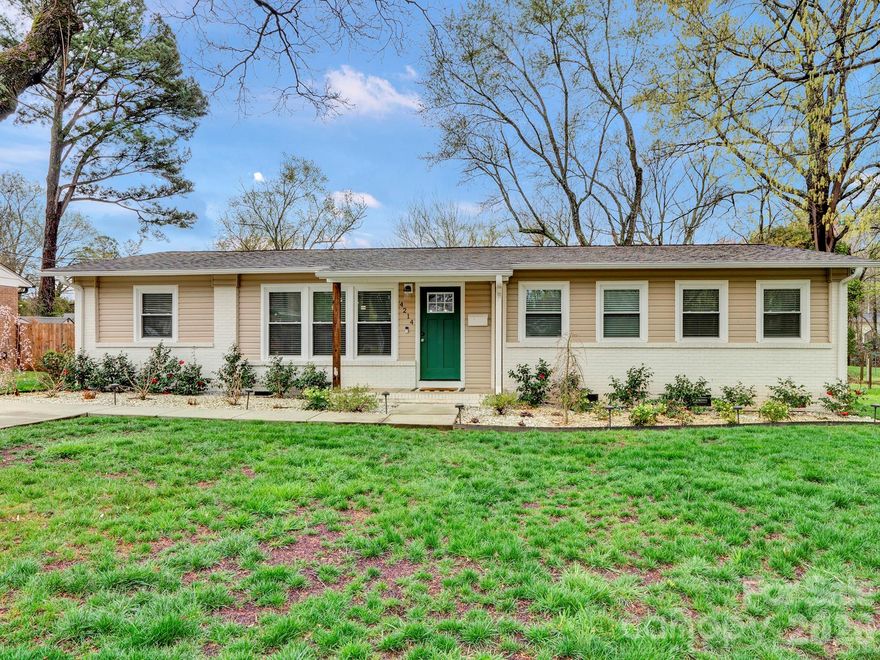 Welcome to 4214 Vinetta Court, a beautifully updated 3-bedroom, 2-bath brick ranch tucked away on a quiet cul-de-sac in Charlotte’s Shannon Park neighborhood. This move-in ready home blends classic charm with thoughtful modern updates and a functional, open layout.
Inside, you’ll find a remodeled, well-appointed kitchen designed for both everyday living and entertaining, featuring stylish cabinetry, modern finishes, ample prep space, and stainless steel appliances. The open-concept living room is filled with natural light from large windows, creating a bright and inviting space.
Additional flexible spaces include a dedicated office which can also be used as a work out space or playroom adding to the functionality of the home. The primary bedroom features an updated ensuite bath.  The living space is completed with two secondary bedrooms, an updated bath and a dedicated laundry room. 
Step outside to enjoy the large, fully fenced backyard, perfect for relaxing or entertaining, complete with a deck wired for a TV. Both the front and backyards have been thoughtfully maintained and  professional landscaping has been added.  The cul-de-sac location offers privacy while remaining incredibly convenient to some of Charlotte’s most popular destinations. Enjoy being just minutes from the restaurants, breweries, galleries, and nightlife of NoDa, about 10 minutes from the eclectic dining and shopping scene in Plaza Midwood, and approximately 10 minutes from the rapidly growing food, office, and entertainment hub at Camp North End.