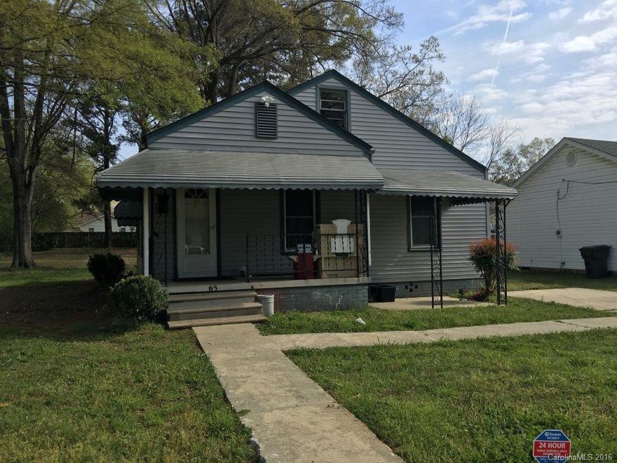 Cozy ranch style home on deep city lot. Home features a third bedroom area upstairs with walk-in closet.