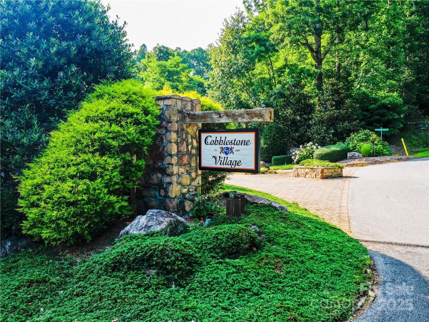 Cobblestone Village is a neighborhood of beautiful, elegant & well maintained homes close to the Village of Flat Rock, Carl Sandberg Historic Home, Flat Rock Playhouse, downtown Hendersonville & I-26 with easy commute to Greenville or Spartanburg, SC. The lot has 225' of road frontage and gently slopes up to Falkirk Way with a creek on the left side of the property. Enjoy the peace and quiet of his neighborhood with some wildlife to keep you entertained. Don't miss out on this opportunity to embed your vision on this fantastic property and turn your dreams into reality.