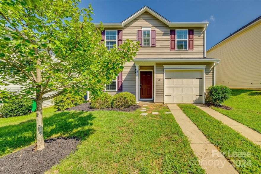 Great 3 bedroom 2.5 bath in Pennacook community in Charlotte!   This home features new LVP flooring throughout. The living room has an open floor plan to the dining area and kitchen. The kitchen has plenty of counter and storage space with a pantry. All bedrooms are on the upper level. The primary has a walk-in closet with an ensuite bath, double sink vanity, garden tub, and separate shower. Two other nice-sized bedrooms with a hall bath on this level great for office space or guests. This home is minutes from the interstate and airport. Pets conditional. **No Cats**