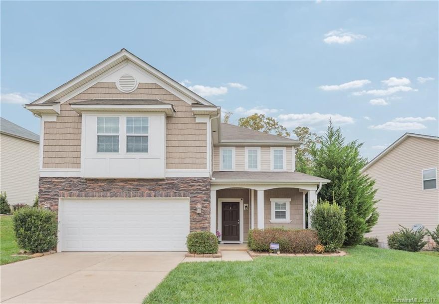 Move-in ready 3 bedroom 2.5 bath home with screen porch in Fort Mill convenient to Charlotte and 77.  Some of my favorite features of the home are: recessed & pendant lights, crown molding, gas logs fireplace, screen porch, fenced yard surrounded by trees,  irrigation, open floor plan, kitchen island, spacious master retreat with tray ceiling and huge walk-in closet, master bath with frameless shower and separate tub.  Seller providing 1 year home warranty and all kitchen appliances remain.