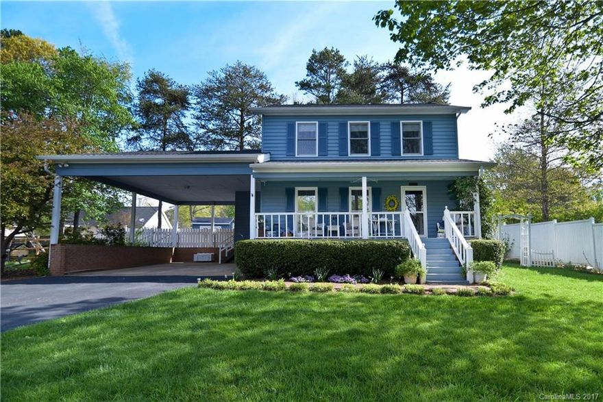 Absolutely gorgeous 2 story home in desirable neighborhood.  This home has curb appeal from the moment you pull up. Beautiful mature landscaping, large covered rocking chair front porch, and beautiful deck in back with fencing.  Inside you will find this home so inviting from its open kitchen, dining and great room throughout the home.  Hurry this home will not last long.