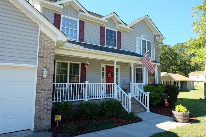 Stunning home with NO HOA and 1/2 acre lot. Bright and airy two story floor plan. Soaring foyer with open staircase. Formal dining room, Eat in kitchen overlooks spacious den. Study with French doors, Laundry/mud room. Master suite with 2 vanities, soaking tub and separate shower. Large walk in closet. 2 additional bedrooms and bonus room with walk in storage. Fenced yard with huge covered deck, RV parking with all connections. Rare find minutes from Rock Hill shopping, dining and more!