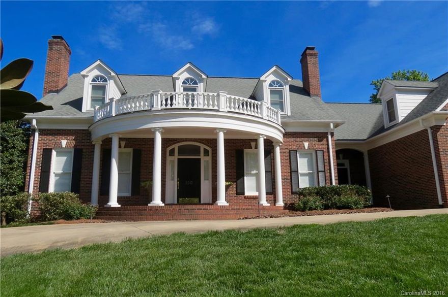 Belmont Premier Neighborhood. Walk to historic downtown & Belmont Central Sch. 5BRs & 3 1/2 baths .Master BR down w/remodeled bath-his & her sinks & closets.Approx.1 acre lot. 3 masonary FPs w/gas logs.Basketball sport court. 3 garages.Circular driveway.Wrought-iron fenced backyard w/irrigation well water.Outdoor lighting.HW flrs downstairs .2 story entry foyer w/home office. Eat-in kitchen.Sep.DR.10'ceilings down w/9'ceilings up.Floored attic storage. 3 zone heat/air.Tankless hot water heater.