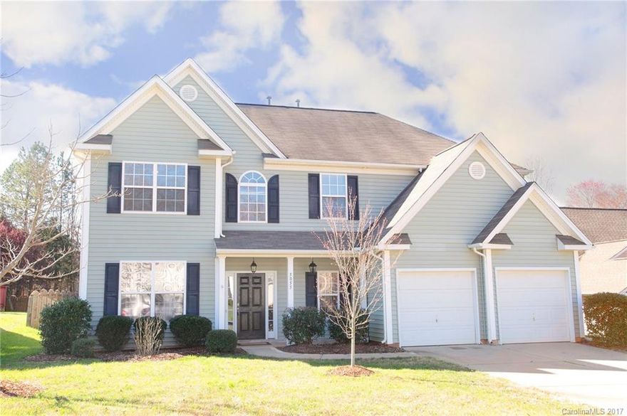 THIS house!  New carpet.  New paint throughout.  GARGANTUAN backyard with ample space to entertain fireside under the stars.  Quiet cul-de-sac lot, fenced yard.  Delicious white kitchen overlooking wooded views.  Conveniently located just off Shelly Mullis in the fantastic Legacy Park community. Amenities galore!  Minutes from Ballantyne's dining, entertainment, shopping and culture.  Home Warranty offered by seller with acceptable buyer offer.