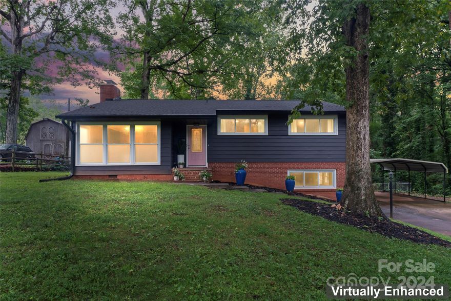 Welcome to your beautifully updated 3 bedroom, 2 bath home in the desirable Whiteville Park neighborhood w/ no HOA. The main floor features new red oak hardwood floors, fresh paint, recessed lighting & new modern light fixtures. Enjoy entertaining in the well-lit living room w/ black brick wood burning fireplace. Fully remodeled kitchen offers quartz countertops, subway tile backsplash, gray cabinetry & new appliances! The eat-in breakfast area also offers a new built-in coffee/ bar area! Upper level has 3 bed/ 1 full bath & gorgeous refinished hardwood floors. The primary bedroom offers double closets & adjoining bath w/ double sinks & bathtub/shower combo. The walk out basement has been modernized w/ black concrete floors, fresh paint & new recessed lighting for the perfect entertaining space! Enjoy low maintenance living w/ new roof + gutters, freshly painted exterior, vapor barrier AND new electrical in majority of home! Close proximity to downtown restaurants, boutiques & events!