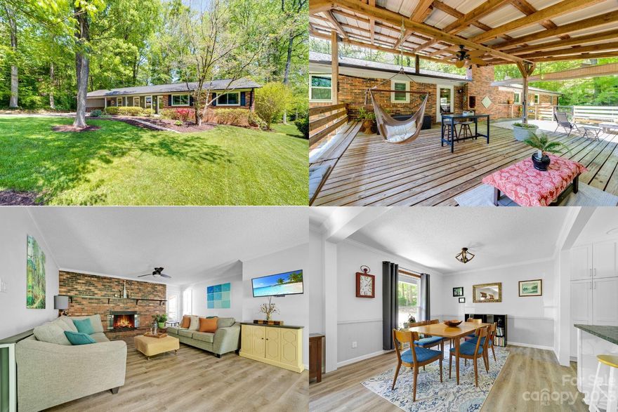 Welcome to this stunningly charming, well-maintained home in desirable Ashbrook Park! Gorgeous curb appeal! All-brick with a full daylight basement & nestled on close to a half-acre park-like lot! Charming rocking chair front porch. Freshly painted & beautifully renovated interior! The living room offers a comfortable & inviting atmosphere for relaxing & entertaining and features a cozy fireplace surrounded by a timeless full brick wall. The dining area features crown & chair molding & is open to the gorgeous updated kitchen with w/stainless appliances and a breakfast bar. A separate main-level laundry room makes doing your laundry a breeze! Generously sized bedrooms offer plenty of natural light! Updated baths too! Peaceful & beautiful park-like grounds meticulously manicured. The expansive partially covered deck offers built-in seating too! Walk-out daylight basement awaits your personal touch. You are not going to want to miss this one! Conveniently located! Come and see!