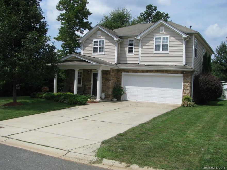 Shows like a model home! Great curb appeal and perfectly staged interior. Huge kitchen area with solid surface tops, tons of cabinets and open to the den with gas logs fireplace. Plenty of space on the 2nd floor. Large, flat backyard is beautifully landscaped with custom built swing set. Front yard is perfectly manicured for a great first impression. USDA eligible. AC is 2 years old per seller. Frame for swing set in back yard stay, swings will go with seller.