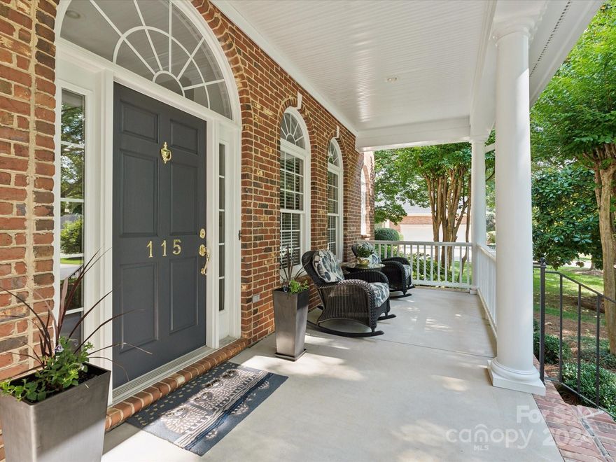 Welcome to your charming retreat nestled in Ardrey Acres! This meticulously crafted all-brick home offers timeless appeal and modern comfort in every detail. Step inside to discover gleaming hardwood floors that grace the expansive main floor, creating an inviting atmosphere that is both elegant and practical. The primary suite, conveniently located on the main level, offers privacy and luxury, the ensuite bathroom ensuring a retreat-like experience every day. The heart of this home is its serene backyard, complete with a screened-in porch that beckons you to unwind amidst the tranquil setting of mature trees and lush landscaping. Perfect for morning coffees or evening gatherings, this outdoor sanctuary is a true haven of peace. Upstairs, you'll find spacious secondary bedrooms and a versatile loft area, providing ample space for family and guests alike. Located on a private lot, this home not only offers seclusion but also the convenience of being close to the Fort Mill golf course.