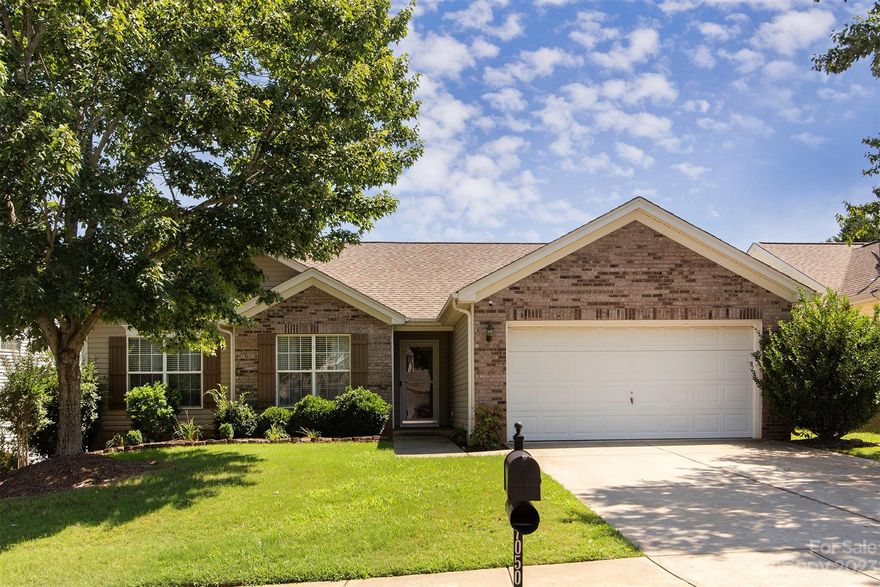 Amazing well maintained  3 bedroom, 2 bathroom ranch in the Clairemont Subdivision,  steps away from the community pool. This home has split-bedroom floor-plan, vaulted ceilings, spacious rooms, a beautiful yard and a dream garage with Kobalt All Steel cabinets (uppers and lowers) and garage carpet tiles. Spacious  dining room, vented natural gas Quadrafire Heating Stove in the sunroom, and fire-pit on the extended rear patio. Lots of tasteful updates including Granite countertops in the kitchen and Cambria countertops in both bathrooms, plus stunning 9" LVP throughout the living area. HVAC is 3 years old. The Clairemont subdivision is close to restaurants, entertainment and shopping, and is conveniently located just south of Ballantyne Commons and all that South Charlotte has to offer.