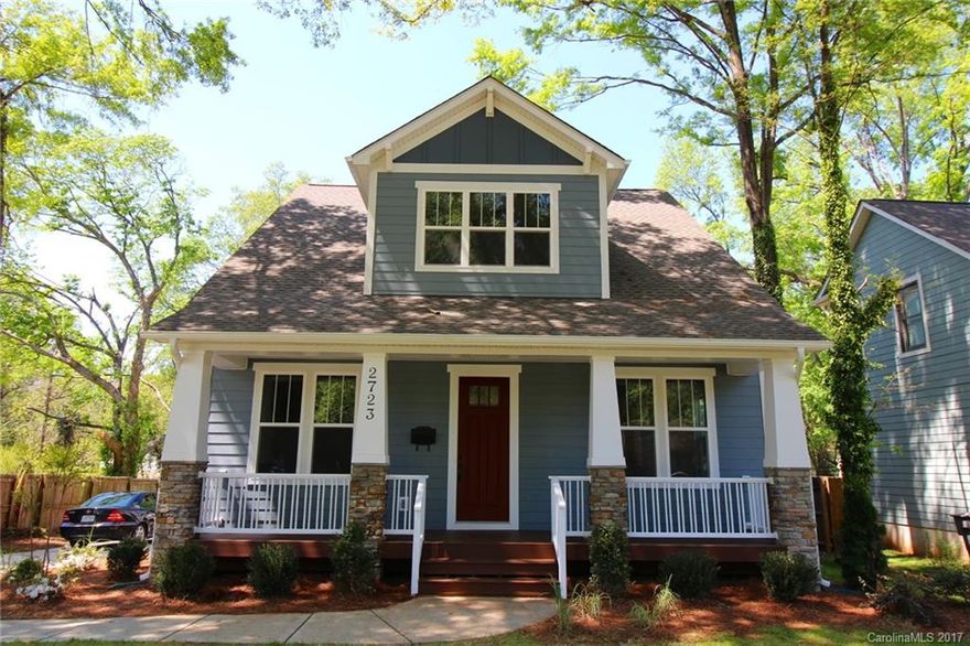 NEW CONSTRUCTION in up & coming Villa Heights.  This gorgeous 3 BR, 2.5 BA Arts & Crafts beauty is an entertainers dream with its open floor plan, gleaming hw floors, a sleek E-I-K white wood cabinets, quartz counters, SS appliances. Roomy deck overlooks leveled .25 acre yard. Spacious & sunny Master Bedroom Suite with Elegant Master Bath and W/I Closets.  Detached 2-car garage & drive way provides plenty parking for your guests.  This property is a must-see.  There's just too much to list here!