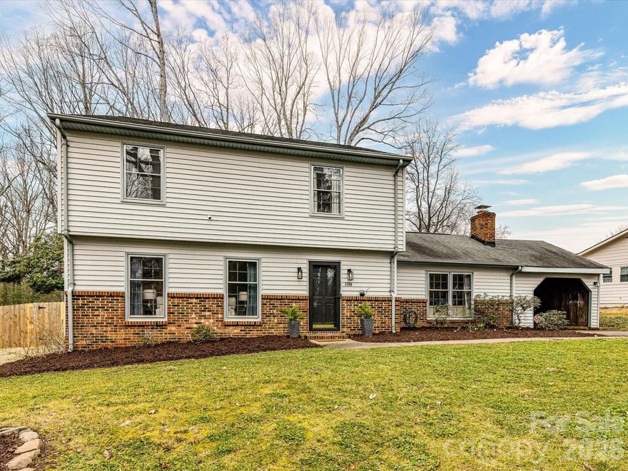 Charming and affordable 4 bedroom, 2.5 bath home in the desirable Rama Road Corridor of Charlotte, NC, offering thoughtful updates and comfortable living just minutes from major thoroughfares and neighborhood conveniences.
Interior features include durable LVP flooring on the main level with hardwoods upstairs, newly updated tiled bathrooms with modern vanities, and updated lighting throughout. The inviting kitchen has been enhanced with additional cabinetry and butcher block counters surrounding the refrigerator for both style and storage. The family room highlights new gas logs flanked by new custom built-ins, creating a warm focal point for everyday living and entertaining. Recent interior improvements also include fresh paint and completion of most inspection-identified repairs, providing peace of mind for the next homeowner.
The outdoor spaces have been intentionally improved with a stone walkway, a large fire pit area perfect for gatherings, a partial privacy fence, and a storage shed, extending functional living outdoors.
This location delivers excellent access to everyday amenities, with convenient proximity to major roads connecting to Uptown Charlotte, local shopping, dining, and services while retaining a quiet, established residential setting.