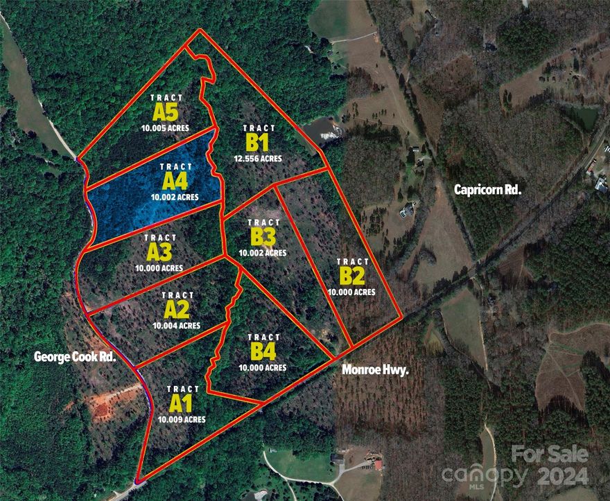 Seize the opportunity to build your dream estate on this expansive 10-acre parcel, perfectly positioned just 15 minutes from the charming heart of Waxhaw, North Carolina. With no HOA, enjoy the freedom to design your space as you envision it. Experience the tranquility and privacy of rural living while remaining within close reach of a host of modern conveniences and amenities.