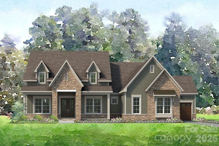 Welcome to this Custom Belmont. This beautifully designed 3-bedroom home offers comfort, style, and functionality. At the heart of the home, a spacious open-concept living area connects the kitchen, dining, and family rooms—perfect for everyday living and entertaining. The standout feature is the luxurious primary suite, tucked away for privacy, featuring dual walk-in closets and a well-appointed bathroom with a soaking tub, separate shower, and dual vanities. Two additional bedrooms provide space for family or guests, making this home as flexible as it is inviting.
The upstairs features a generously sized bonus room and full bathroom, the perfect setup for an entertainment area! You also won't want to miss out on the large screened porch, showcasing a floor to ceiling fauxstone fireplace. This makes for the perfect place to enjoy the fall season. 
Saddlehorn is conveniently located 10 minutes from I-77, near both Charlotte and Mooresville. Lake life is just around the corner, with boat storage and access to Lake Norman less than a mile away, making it easy to enjoy weekends on the water. Indulge in the expansive private homesites that offer both serenity and space, making this the perfect place to call home!
*New Construction. This home is currently under construction. Since this is an active jobsite, we request contacting a Representative before entering the jobsite.