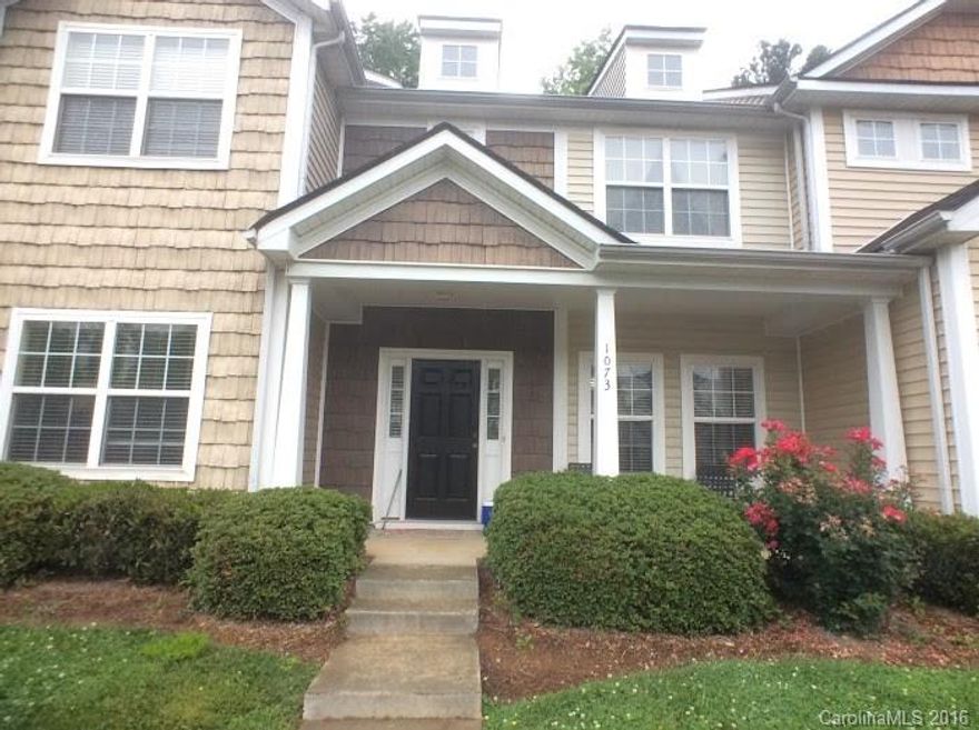 This upscale, former model town home offers a fully-upgraded appliance package, an electric fireplace and a flat screen TV niche. The 2-bedroom, 2.5-bath floor plan includes a separate dining area, a kitchen with a walk-in pantry and a master suite accented with vaulted ceilings. Other features include a covered front porch and an exterior storage unit. Community gazebo and playground.